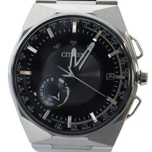 サテライトウェーブ 腕時計 ソーラー エコドライブ 黒文字盤 F100-T021077