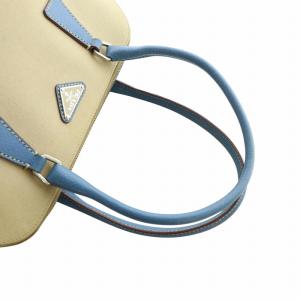 PRADA トートバッグ カデナ ブラウン ブルー