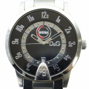 腕時計 ウォッチ クォーツ 黒文字盤 カレンダー付き ロゴ シルバー色 GY18 /MQ