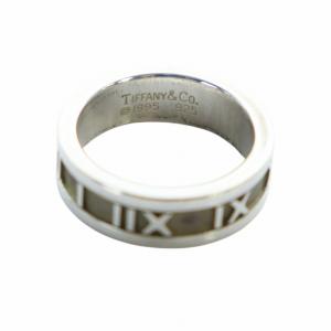 TIFFANY&Co. アトラス リング 指輪 アクセサリー ローマン Silver925 11号 シルバー色 GY11 /MQ