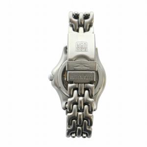 ELGIN 腕時計 ウォッチ 自動巻き カレンダー付き 青文字盤 ロゴ 裏スケルトン シルバー色 FK-1098-C