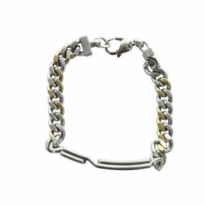 DIESEL ブレスレット アクセサリー バングル 喜平チェーン ロゴ シルバー色 GY42 /MQ
