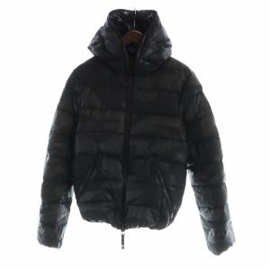 HYDROGEN ダウンジャケット カモフラ 46 ブラック