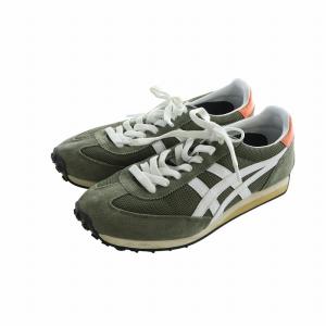 Onitsuka Tiger EDR 78 スニーカー シューズ 靴 ロゴ スエード US6.5 25.5cm カーキ 1183B395