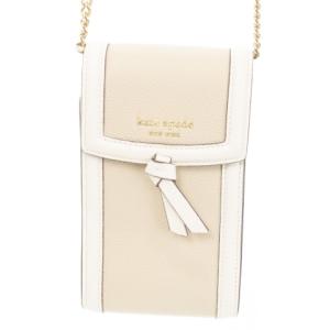 ノット カラーブロック ノースサウスフォン クロスボディ ショルダーバッグ スマートフォンケース レザー