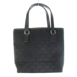 ROBERTA DI CAMERINO ハンドバッグ キャンバス ブラック