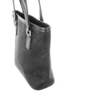 ROBERTA DI CAMERINO ハンドバッグ キャンバス ブラック