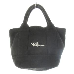 トートバッグ ミニ ランチバッグ キャンバス 帆布 ロゴ刺繍 黒 ブラック /CK20 GY11