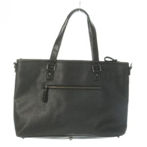 KATHARINE HAMNETT ビジネスバッグ ブリーフケース レザー ロゴ 黒 ブラック /AO22 GY11