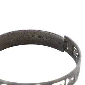 RAF SIMONS Simons Engraved Bracelet Silver925