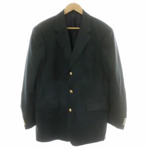 テーラードジャケット ブレザー アウター 長袖 3B 金釦 スーパー100 SUPER100s ウール