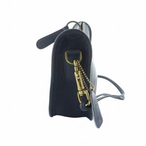 COACH オールドコーチ ヴィンテージ USA製 6921 ショルダーバッグ 斜めがけ レザー 紺 ネイビー GY18