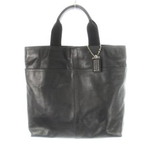 トンプソン トートバッグ レザー 革 ロゴ型押し ビジネス 黒 ブラック 70227 /CK6 GY11