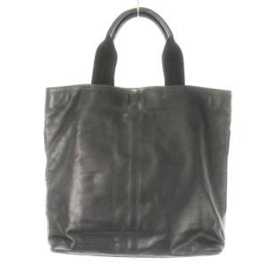 COACH トンプソン トートバッグ レザー 革 ロゴ型押し ビジネス 黒 ブラック 70227 /CK6 GY11