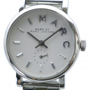 腕時計 ウォッチ クォーツ 白文字盤 ロゴ スモセコ シルバー色 111307 GY18 /MQ