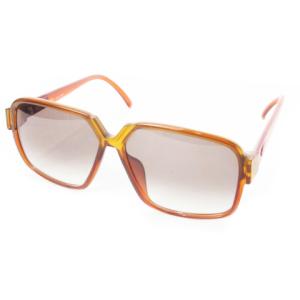 monsieur サングラス アイウェア オーバルスクエア セルフレーム グラデーションカラーレンズ 赤