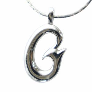 ネックレス アクセサリー ペンダント Gロゴ シルバー色 GY11 /MQ