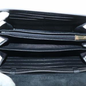 FURLA ライク ミニ LIKE MINI ショルダーウォレット ショルダーバッグ レザー ロゴ シルバー金具 黒