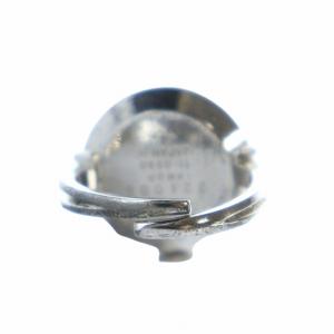 SEIKO リングウォッチ 指輪型 時計 手巻き カットガラス 17石 青文字盤 9号 シルバー色 11-0590