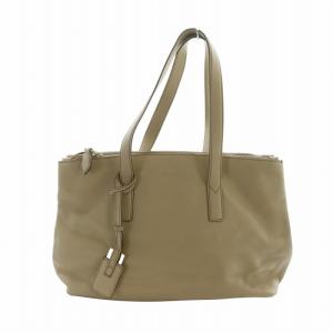 ハンドバッグ トート ロゴ レザー 茶 ブラウン GY18 /MQ