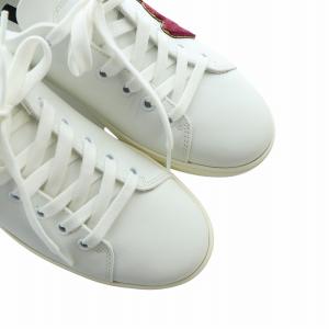 DOLCE&GABBANA スニーカー スパンコール ビーズ ハート 37.5 ホワイト CK0167