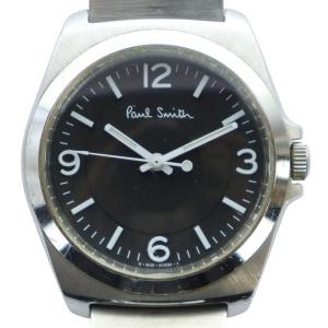 腕時計 ウォッチ クォーツ 黒文字盤 ロゴ シルバー色 6038-H24741 GY18 /MQ