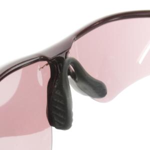 OAKLEY RADAR サングラス セルフレーム ハーフリム シールドレンズ ロゴ ラメ スポーツ 赤 レッド /MN3