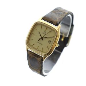 OMEGA ジャンク品 Seamaster 腕時計 ヴィンテージ クォーツ スクエア