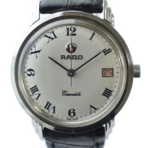 CHANDDLE 腕時計 自動巻き カレンダー付き ローマン シルバーカラー