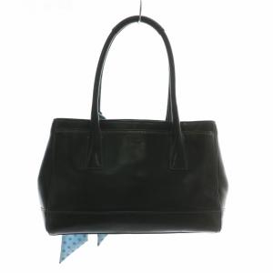 COACH ハンドバッグ トート レザー ロゴ 型押し スキニースカーフ付き 黒 ブラック 11553 /XZ GY18