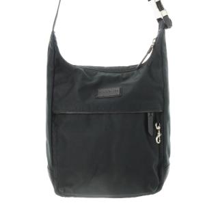 ショルダーバッグ ナイロン レザー 革 ロゴ 黒 ブラック F70913 /CK20 GY18