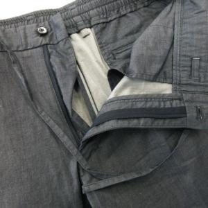 MACKINTOSH LONDON テーパードパンツ イージー ストレッチ センタープレス 薄手 42 紺 ネイビー /MN25 GY11