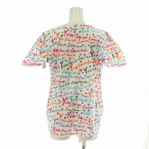 YVES SAINT LAURENT ヴィンテージ Tシャツ シグネチャー 総柄
