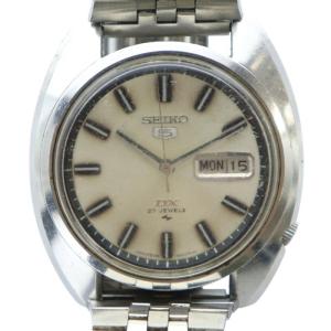 5 DX ファイブ デラックス 腕時計 ウォッチ 自動巻き 27石 デイデイト カレンダー付き シルバー色