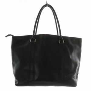 トートバッグ レザー 裏地アニマル柄 黒 ブラック OYV37 /XZ GY18