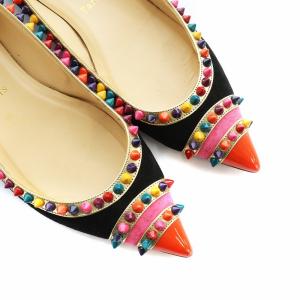 Christian Louboutin パンプス スタッズ 38 マルチカラー
