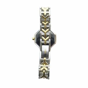 YVES SAINT LAURENT YSL ジャンク品 腕時計 ウォッチ クォーツ オクタゴン 白文字盤 コンビカラー シルバーカラー 銀色
