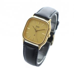 SEIKO 腕時計 ウォッチ クォーツ レザーベルト スクエア ゴールド色 6431-5050 GY18 /MQ