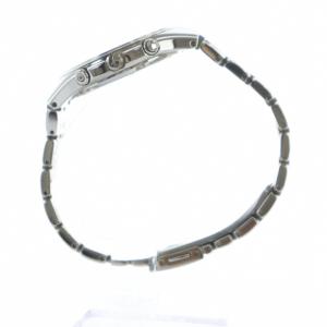 SEIKO ジャンク品 ドルチェ 腕時計 ウォッチ 電波ソーラー シェル文字盤 ロゴ シルバー色 5B21-0AC0