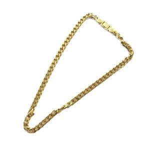 喜平 チェーン ネックレス アクセサリー 2面 シングル ゴールドカラー 金色 GY18 /MQ