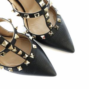 VALENTINO GARAVANI パンプス スタッズ 36.5 ブラック
