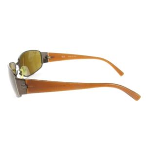 Ray-Ban サングラス メタルフレーム スクエア ロゴ 61 17 茶 ブラウン RB3238 /MN4 GY18