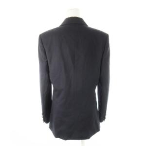 Aquascutum テーラードジャケット 総裏地 シングル ウール 金ボタン 紺 ネイビー /CK25 GY11