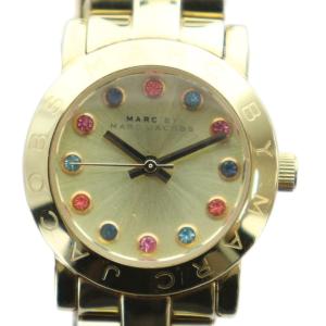 腕時計 ウォッチ クォーツ ラインストーン ロゴ ゴールド色 MBM3147 GY18 /MQ