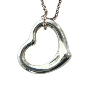 オープンハート エルサペレッティ ネックレス アクセサリー ペンダント ロゴ Silver925 シルバー色
