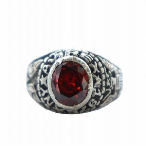 AVIREX 指輪 アクセサリー リング Silver925 ロゴ ラインストーン 19号 シルバー色 GY11 /MQ