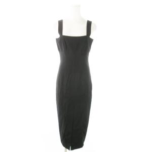 ワンピース フロントスリット シルク混 40