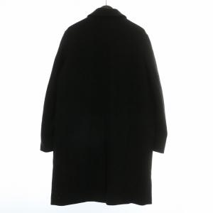 PAUL SMITH ステンカラーコート アウター ウール メルトン ロング 比翼ボタン L グレー /XZ GY18