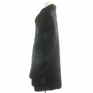 SAGA MINK 金サガ ロイヤル ファーコート F ブラック パープル