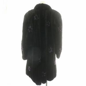 SAGA MINK 金サガ ロイヤル ファーコート F ブラック パープル